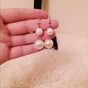 Pearl earrings